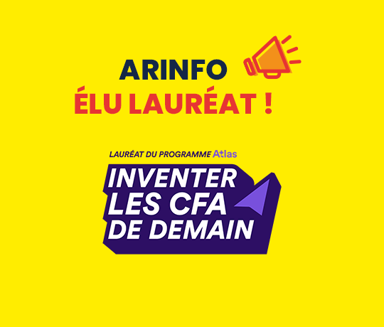 Arinfo, Lauréat du programme “Inventer les CFA de demain”