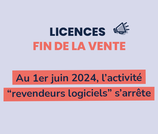 Fin de la vente de logiciels pour Arinfo